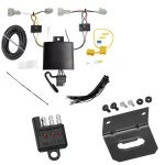 Trailer Wiring and Bracket w/ Light Tester For 21-27 Nissan Rogue Plug & Play 4-Flat Harness