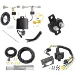 Trailer Hitch 7 Way RV Wiring Kit For 21-27 Nissan Rogue Plug Prong Pin Brake Control Ready