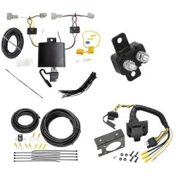 Trailer Hitch 7 Way RV Wiring Kit For 21-27 Nissan Rogue Plug Prong Pin Brake Control Ready