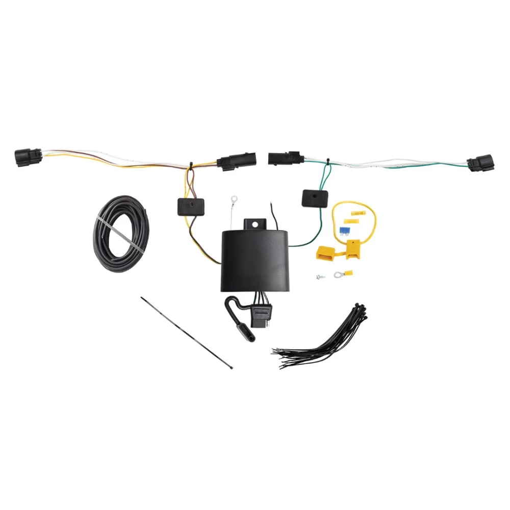Trailer Wiring Harness Kit and Bracket w/ Light Tester For 21-23 Chrysler Pacifica Plug & Play