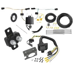 Trailer Hitch 7 Way RV Wiring Kit For 21-26 Chrysler Pacifica Plug Prong Pin Brake Control Ready