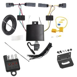 Trailer Wiring Harness Kit and Bracket w/ Light Tester For 21-27 Ford Bronco Sport Plug & Play