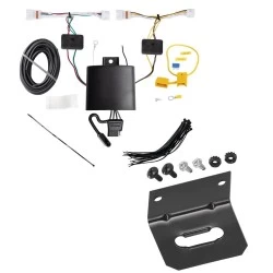 Trailer Wiring and Bracket For 21-26 KIA K5 Plug & Play 4-Flat Harness