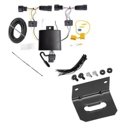 Trailer Wiring and Bracket For 21-23 Ford Mustang Mach-E Plug & Play 4-Flat Harness