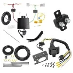 118842 85343 20506 7012A Tekonsha Trailer Hitch 7 Way RV Wiring Kit 17-22 Toyota Prius Prime Plug Prong Pin Brake Control Ready 17 18 19 20 21 22 2017 2018 2019 2020 2021 2022 Trailer Hitch 7 Way RV Wiring Kit For 17-22 Toyota Prius Prime Plug Prong Pin Brake Control Ready