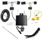 Trailer Wiring and Bracket w/ Light Tester For 20-22 BMW X1 Plug & Play 4-Flat Harness