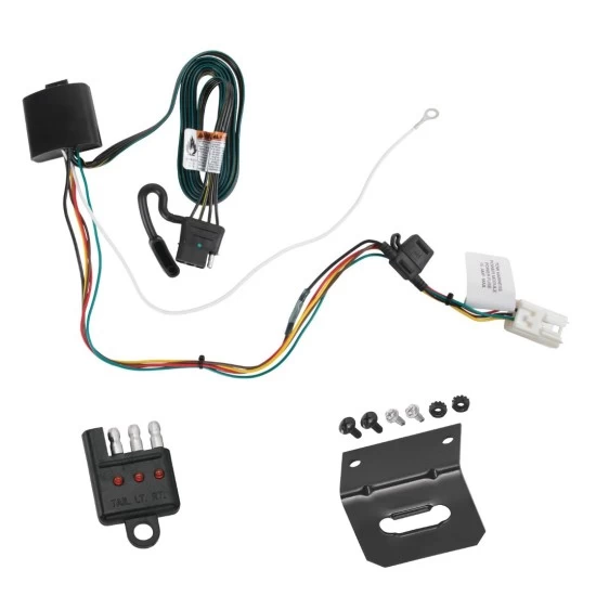 Trailer Wiring w/ Bracket + Light Tester For 22-27 Mitsubishi Eclipse Cross NEW