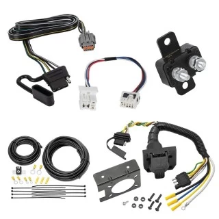 118850 85343 20506 7012A Tekonsha Trailer Hitch 7 Way RV Wiring Kit 22-23 Nissan Pathfinder 22 Infiniti QX60 Plug Prong Pin Brake Control Ready 22 23 2022 2023 Trailer Hitch 7 Way RV Wiring Kit For 22-23 Nissan Pathfinder 22 Infiniti QX60 Plug Prong Pin Brake Control Ready
