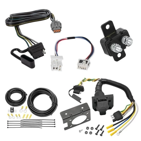 118850 85343 20506 7012A Tekonsha Trailer Hitch 7 Way RV Wiring Kit 22-23 Nissan Pathfinder 22 Infiniti QX60 Plug Prong Pin Brake Control Ready 22 23 2022 2023 Trailer Hitch 7 Way RV Wiring Kit For 22-23 Nissan Pathfinder 22 Infiniti QX60 Plug Prong Pin Brake Control Ready