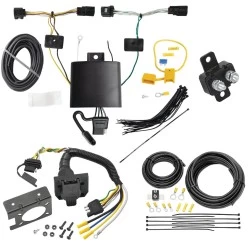 Trailer Hitch 7 Way Wiring Kit For 21-24 Genesis GV80 22-24 GV70 Plug Prong Pin Brake Control Ready