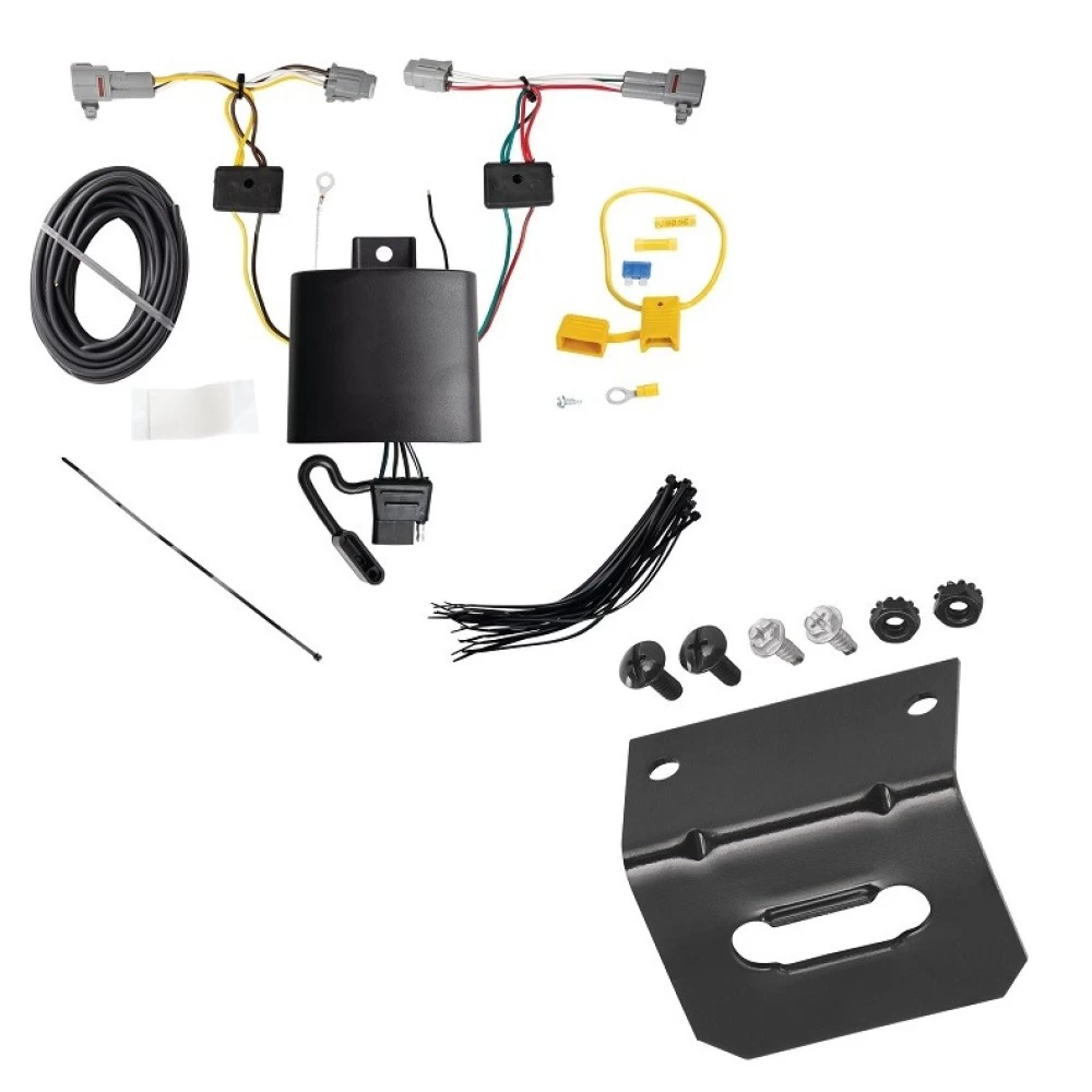 Trailer Wiring and Bracket For 20-25 Subaru Legacy Plug & Play 4-Flat Harness