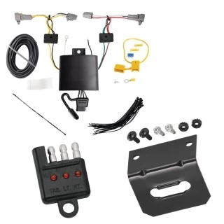 Trailer Wiring and Bracket w/ Light Tester For 20-22 Subaru Legacy Plug & Play 4-Flat Harness