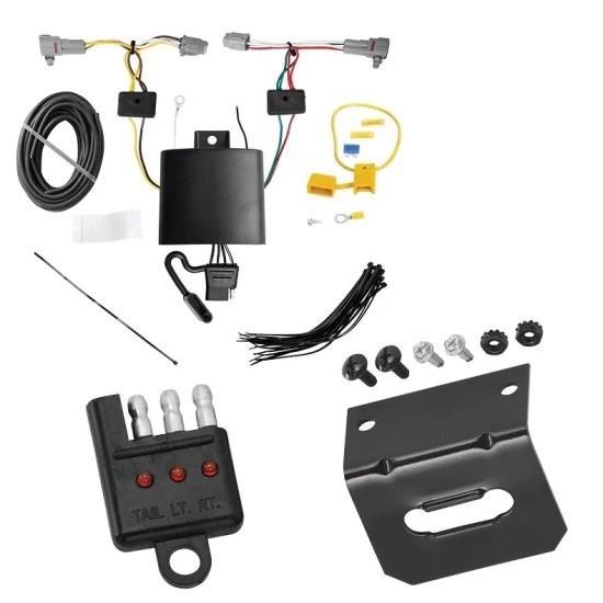 Plug and Play T-One Wiring Harness Connector 4-Flat Mounting Bracket 4-Flat Car End Tester w/ LED Display 118854 118144 20114 Tekonsha Trailer Wiring and Bracket Light Tester 20-22 Subaru Legacy Plug Play 4-Flat Harness 20 21 22 2020 2021 2022 Trailer Wiring and Bracket w/ Light Tester For 20-22 Subaru Legacy Plug & Play 4-Flat Harness
