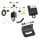 Plug and Play T-One Wiring Harness Connector 4-Flat Mounting Bracket 4-Flat Car End Tester w/ LED Display 118859 118144 20114 Tekonsha Trailer Wiring and Bracket Light Tester 21-22 Honda Civic Plug Play 4-Flat Harness 21 22 2021 2022 Trailer Wiring and Bracket w/ Light Tester For 21-24 Honda Civic Plug & Play 4-Flat Harness