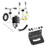 Trailer Wiring and Bracket For 22-25 Toyota Corolla Cross w/o LED Taillights Plug & Play 4-Flat Harness