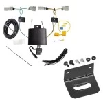 Plug and Play T-One Wiring Harness Connector 4-Flat Mounting Bracket Installation Instructions 118867 118144 Tekonsha Trailer Wiring and Bracket 21-22 Bronco Plug Play 4-Flat Harness 21 22 2021 2022 Trailer Wiring and Bracket For 21-24 Ford Bronco Plug & Play 4-Flat Harness