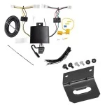 Trailer Wiring and Bracket For 22-25 Lexus NX350 Except F Sport NX250 NX350h NX450h+ Plug & Play 4-Flat Harness