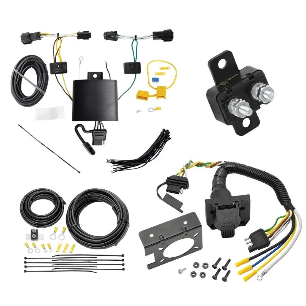 Trailer Hitch 7 Way RV Wiring Kit For 22-23 KIA EV6 Plug Prong Pin Brake Control Ready