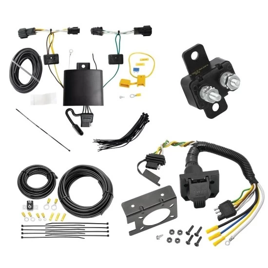 Trailer Hitch 7 Way RV Wiring Kit For 22-23 KIA EV6 Plug Prong Pin Brake Control Ready