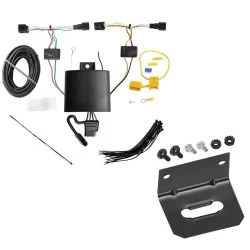 Trailer Wiring and Bracket For 23-25 KIA Sportage Plug & Play 4-Flat Harness