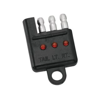 Trailer Wiring and Bracket w/ Light Tester For 21-27 Chevy Trailblazer w/o LED Taillights Plug & Play 4-Flat Harness