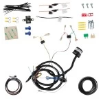 7-Way RV Trailer Wiring Harness w/ Mounting Bracket For 15-21 Toyota Sienna Except SE