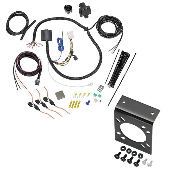 Tow Harness Wiring Package (7-Way) 7-Way Mounting Bracket 22119 20212 Tekonsha 7-Way RV Trailer Wiring Harness Mounting Bracket 14-19 Toyota Highlander All Styles 14 15 16 17 18 19 2014 2015 2016 2017 2018 2019 7-Way RV Trailer Wiring Harness w/ Mounting Bracket For 14-19 Toyota Highlander All Styles