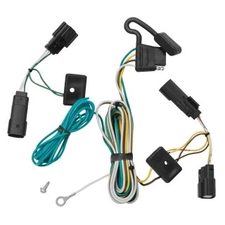 Plug and Play T-One Wiring Harness Connector 4-Flat Mounting Bracket Installation Instructions 74711 118144 Reese Trailer Wiring and Bracket 07-09 Saturn Outlook Plug Play 4-Flat Harness 07 08 09 2007 2008 2009 Trailer Wiring and Bracket For 07-09 Saturn Outlook Plug & Play 4-Flat Harness