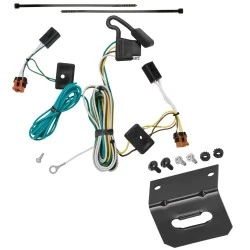 Reese Trailer Wiring and Bracket For 07-12 GMC Acadia Plug & Play 4-Flat Harness