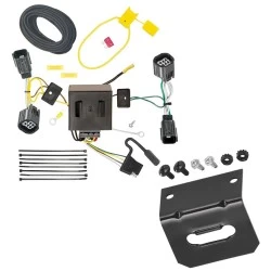 Reese Trailer Wiring and Bracket For 11-16 Chrysler Town & Country 11-20 Dodge Grand Caravan 12-15 RAM C/V Plug & Play 4-Flat Harness