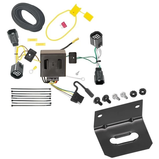 Plug and Play T-One Wiring Harness Connector 4-Flat Mounting Bracket Installation Instructions 85777 118144 Reese Towpower Trailer Wiring and Bracket 11-16 Chrysler Town Country 11-20 Dodge Grand Caravan 12-15 RAM C/V Plug Play 4-Flat Harness 11 12 13 14 Reese Trailer Wiring and Bracket For 11-16 Chrysler Town & Country 11-20 Dodge Grand Caravan 12-15 RAM C/V Plug & Play 4-Flat Harness