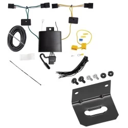 Reese Trailer Wiring and Bracket For 12-17 VW Tiguan 2018 Tiguan Limited Plug & Play 4-Flat Harness
