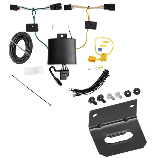 Plug and Play T-One Wiring Harness Connector 4-Flat Mounting Bracket Installation Instructions 85888 118144 Reese Towpower Trailer Wiring and Bracket 12-17 VW Tiguan 2018 Tiguan Limited Plug Play 4-Flat Harness 12 13 14 15 16 17 18 2012 2013 2014 2015 20 Reese Trailer Wiring and Bracket For 12-17 VW Tiguan 2018 Tiguan Limited Plug & Play 4-Flat Harness