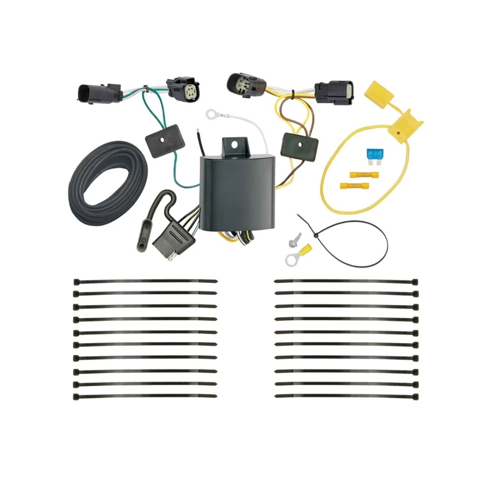 Reese Trailer Wiring and Bracket w/ Light Tester For 18-21 Chevrolet Equinox Plug & Play 4-Flat Harness