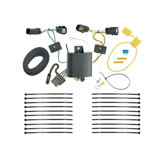 Reese Trailer Wiring and Bracket w/ Light Tester For 18-21 Chevrolet Equinox Plug & Play 4-Flat Harness