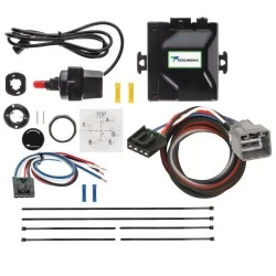 Tekonsha Prodigy iD Trailer Brake Control for 14-23 Jeep Cherokee w/ Plug Play Wiring Adapter Bluetooth Edge App Proportional Module Box Controller