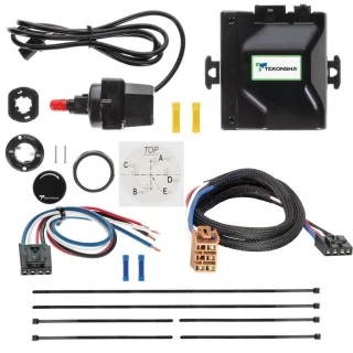Tekonsha Prodigy iD Trailer Brake Control for 99-02 Chevy Silverado GMC Sierra 1500 2500 LD 01-02 1500 HD 2500 HD 3500 w/ Plug Play Wiring Adapter Bluetooth Edge App Proportional Module Box Controller