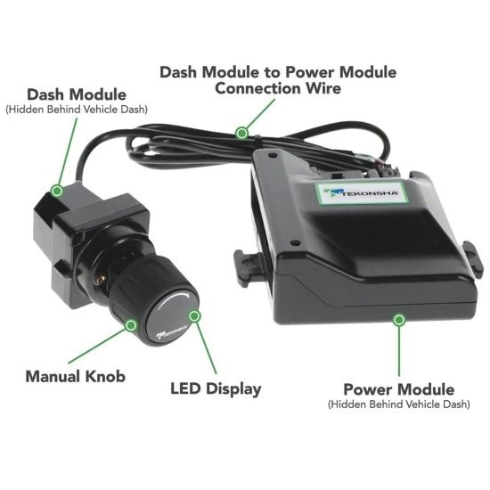 Tekonsha Prodigy iD Trailer Brake Control for 07-15 Mercedes-Benz Freightliner Sprinter 16-20 2500 3500 w/ Plug Play Wiring Adapter Bluetooth Edge App Proportional Module Box Controller