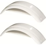 008540 008540 Fulton Set of 2 White Fulton Single Axle Trailer Fenders 8" to 12" Wheels 20.25" Long Boat Utility Sale Replacement Set of 2 White Fulton Single Axle Trailer Fenders 8" to 12" Wheels 20.25" Long Boat Utility Sale Replacement