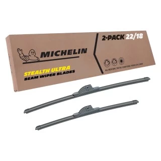 2008, 2009, 2010, INFINITI, EX35, Windshield, Wiper, Blades, 2, Pack, Michelin, Stealth, Ultra, 22, &, 18, inch, Size Fits 2008-2010 INFINITI EX35 Windshield Wiper Blades Replacement 2 Pack Michelin Stealth Ultra 22 & 18 inch Size
