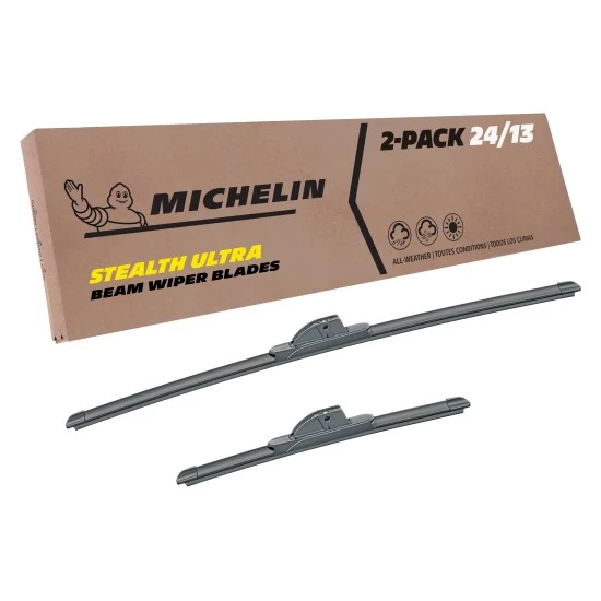 2012, 2013, 2014, 2015, 2016, 2017, 2018, 2019, Nissan, Versa, Windshield, Wiper, Blades, 2, Pack, Michelin, Stealth, Ultra, 24, &, 13, inch, Size Fits 2012-2019 Nissan Versa Windshield Wiper Blades Replacement 2 Pack Michelin Stealth Ultra 24 & 13 inch Size