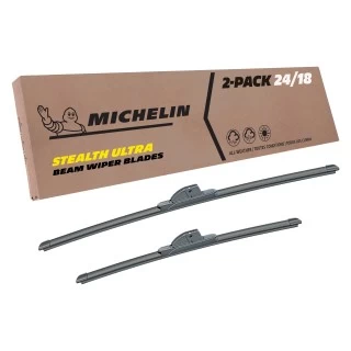 2019, 2020, 2021, 2022, Lincoln, Nautilus, Windshield, Wiper, Blades, 2, Pack, Michelin, Stealth, Ultra, 24, &, 18, inch, Si Fits 2019-2022 Lincoln Nautilus Windshield Wiper Blades Replacement 2 Pack Michelin Stealth Ultra 24 & 18 inch Size