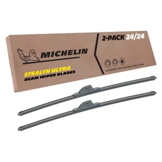 2002, 2003, 2004, 2005, Ferrari, 575, M, Maranello, Windshield, Wiper, Blades, 2, Pack, Michelin, Stealth, Ultra, 24, inch Fits 2002-2005 Ferrari 575 M Maranello Windshield Wiper Blades Replacement 2 Pack Michelin Stealth Ultra 24 inch Size