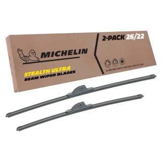 2014, 2015, 2016, 2017, 2018, 2019, 2020, 2021, 2022, 2023, Ram, ProMaster, 2500, Windshield, Wiper, Blades, 2, Pack, Michelin, Stealth, Ultra, 26, &, 22, inch Fits 2014-2023 Ram ProMaster 2500 Windshield Wiper Blades Replacement 2 Pack Michelin Stealth Ultra 26 & 22 inch Size