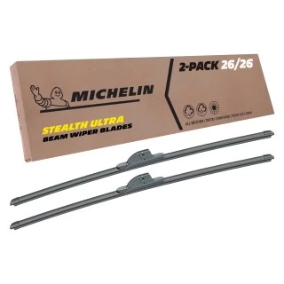 2007, 2008, 2009, 2010, UD, 2000, Windshield, Wiper, Blades, 2, Pack, Michelin, Stealth, Ultra, 26, inch, Size Fits 2007-2010 UD 2000 Windshield Wiper Blades Replacement 2 Pack Michelin Stealth Ultra 26 inch Size
