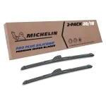 1991, 1992, 1993, 1994, Mercury, Capri, Windshield, Wiper, Blades, 2, Pack, Michelin, Pro, Plus, Silicone, 20, &, 18, inch, S Fits 1991-1994 Mercury Capri Windshield Wiper Blades Replacement 2 Pack Michelin Pro Plus Silicone 20 & 18 inch Size