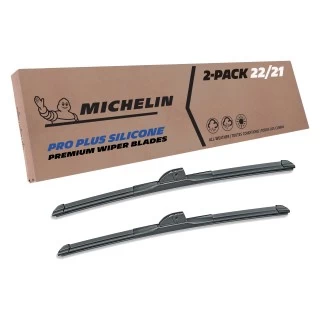 2007, 2008, 2009, 2010, 2011, 2012, 2013, 2014, 2015, Smart, Fortwo, Windshield, Wiper, Blades, 2, Pack, Michelin, Pro, Plus, Silicone, 22, &, 21, inch, Si Fits 2007-2015 Smart Fitstwo Windshield Wiper Blades Replacement 2 Pack Michelin Pro Plus Silicone 22 & 21 inch Size