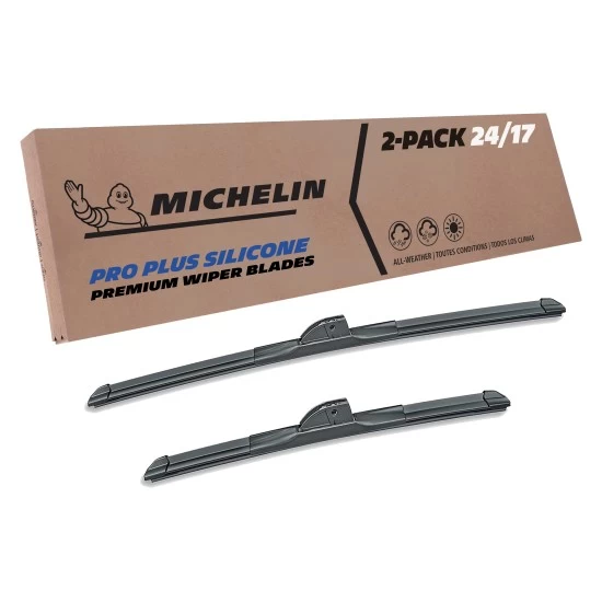 1999, 2000, 2001, Isuzu, VehiCROSS, Windshield, Wiper, Blades, 2, Pack, Michelin, Pro, Plus, Silicone, 24, &, 17, inch Fits 1999-2001 Isuzu VehiCROSS Windshield Wiper Blades Replacement 2 Pack Michelin Pro Plus Silicone 24 & 17 inch Size