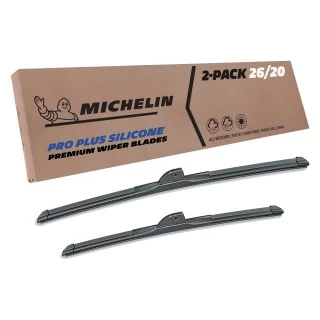 2018, 2019, 2020, 2021, 2022, 2023, Toyota, Camry, Windshield, Wiper, Blades, 2, Pack, Michelin, Pro, Plus, Silicone, 26, &, 20, inch, Si Fits 2018-2023 Toyota Camry Windshield Wiper Blades Replacement 2 Pack Michelin Pro Plus Silicone 26 & 20 inch Size
