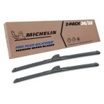 2019, 2020, 2021, 2022, 2023, Chevrolet, Bolt, EV, Windshield, Wiper, Blades, 2, Pack, Michelin, Pro, Plus, Silicone, 26, &, 25, in